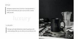 Multipurpose Web Page Design For Chic Details In The House