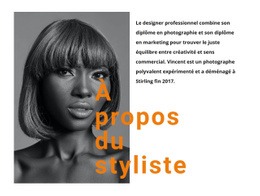 Créateur De Site Web Exclusif Pour Les Meilleurs Stylistes Professionnels