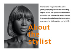 The Best Professional Stylists - Template HTML5, Responsive, Free