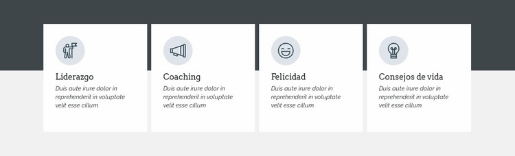 Programa orientado al futuro Plantillas de creación de sitios web