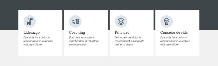 Programa orientado al futuro Plantilla de sitio web