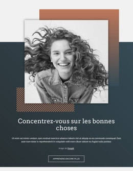 Outil De Maquette De Site Web Pour Concentrez-Vous Sur Les Bonnes Choses