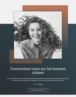 Concentrez-Vous Sur Les Bonnes Choses – Modèle Personnalisable