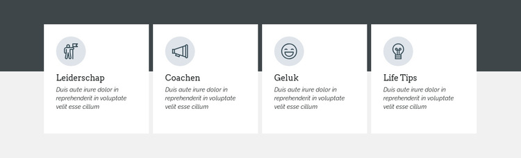 Toekomstgericht programma WordPress-thema