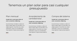 Planta Solar - HTML Generator