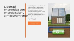 HTML De Arranque Para Sobre La Energía Solar