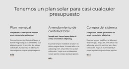 Planta Solar - Descarga De Plantilla HTML