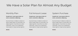 Solar Plan - Create Beautiful Templates