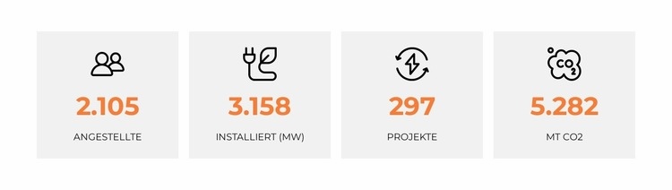 Sonnenkollektoren sammeln Energie von der Sonne Website design