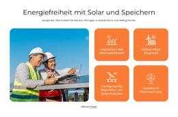 Energiefreiheit - Website-Modell Für Jedes Gerät
