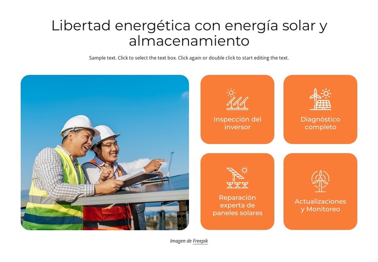 Libertad energética Plantilla CSS