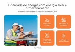 Liberdade De Energia - Modelo HTML