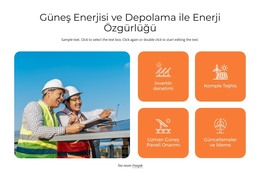 Enerji Özgürlüğü - HTML Sayfası Şablonu