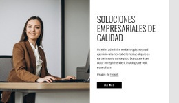 Soluciones Empresariales De Calidad - HTML5 Website Builder