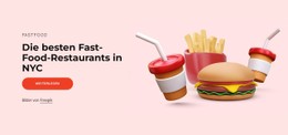 Die Besten Fast-Food-Restaurants Responsive Site