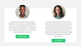 Zwei Firmenvertreter Einfache CSS-Vorlage