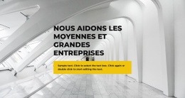 Listes D'Idées D'Entreprise - Prototype De Site Web