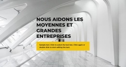 Modèle HTML5 Polyvalent Pour Listes D'Idées D'Entreprise