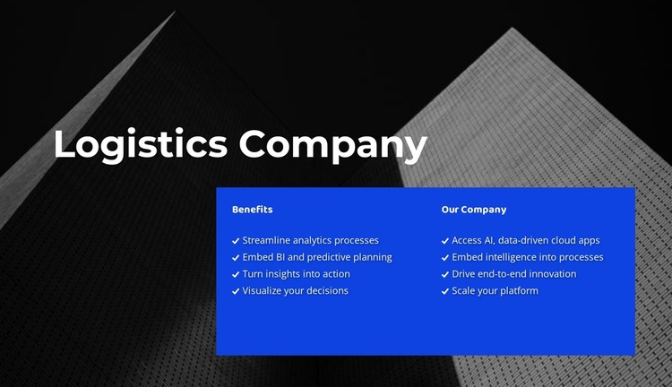 Choose Business Structure HTML5 Template