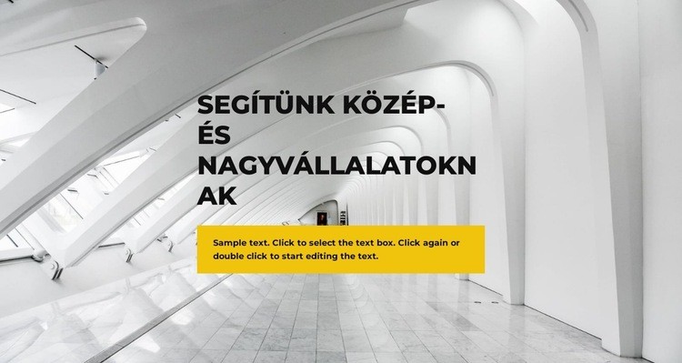 Üzleti ötletek listák Weboldal sablon