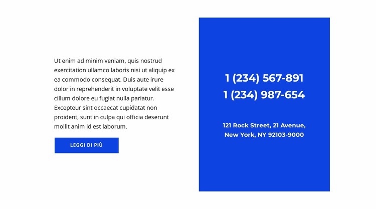 Prossima avventura Mockup del sito web