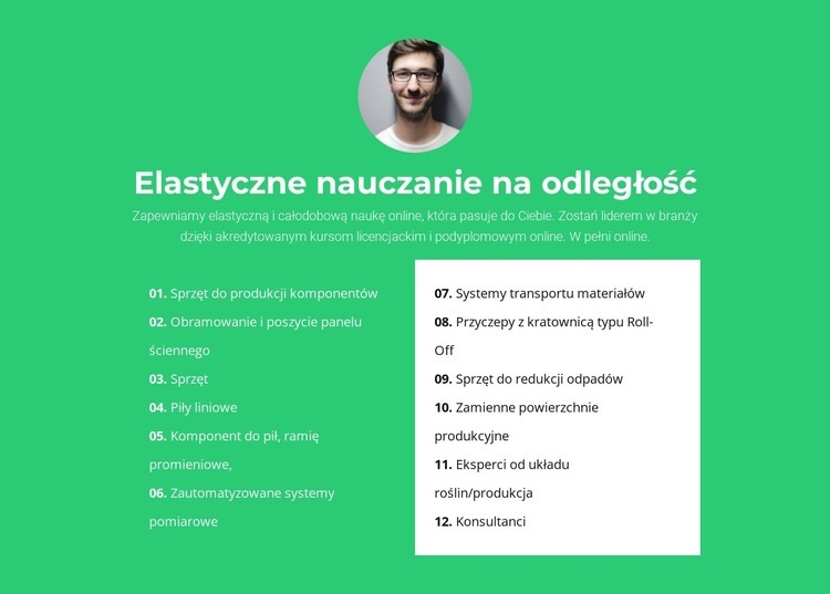 Pierwszy krok dla przedsiębiorców Kreator witryn internetowych HTML