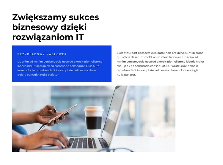 Wymyślanie nowego biznesu Motyw WordPress