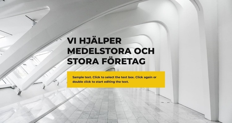 Affärsidélistor CSS -mall