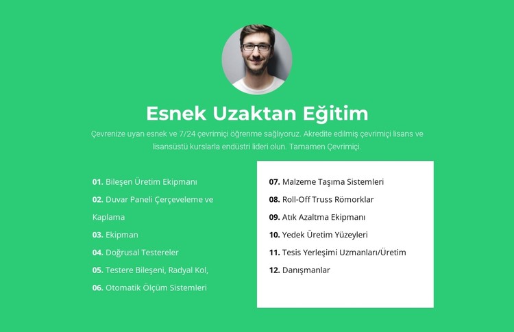 Girişimciler için ilk adım CSS Şablonu