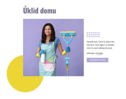 Úklid Domu – HTML Šablona Webových Stránek