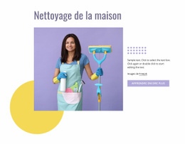 Nettoyage De La Maison - Conception De Site Moderne