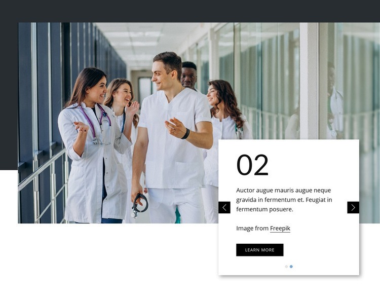Leading primary care Homepage Design