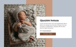 Újszülött Fotózás Egyszerű CSS-Sablon