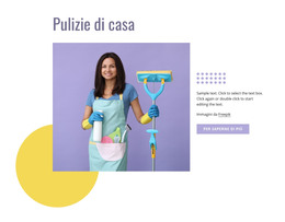 Pulizie Di Casa - Modello Di Sito Web HTML