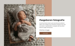 Pasgeboren Fotografie Eenvoudige CSS-Sjabloon