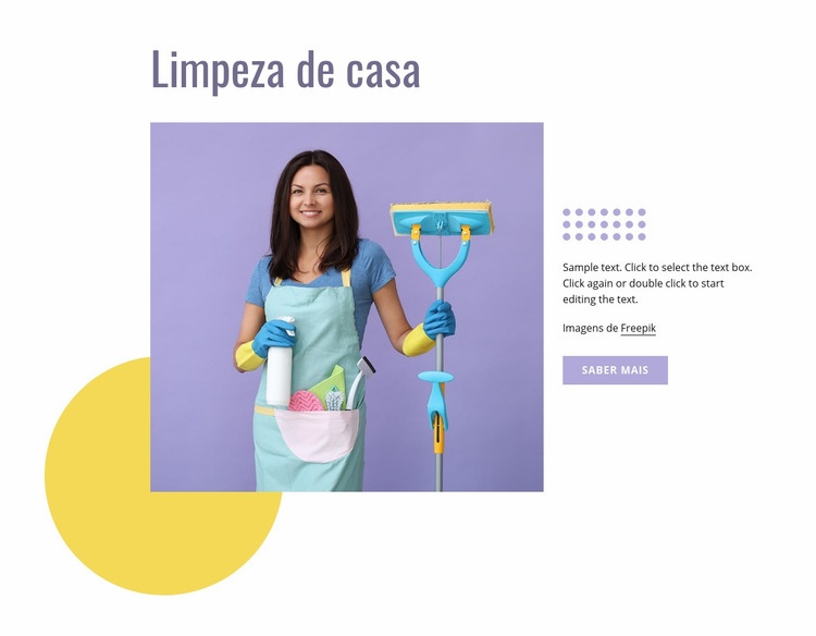 Limpeza de casa Construtor de sites HTML