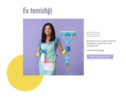 Ev Temizliği - En Iyi HTML5 Şablonu