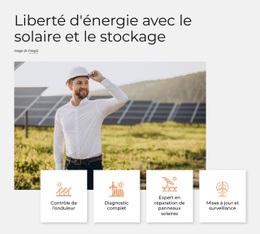 Conception De Sites Web L'Énergie Solaire Est L'Énergie La Plus Propre Pour N'Importe Quel Appareil