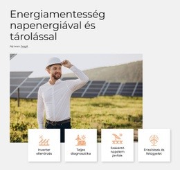 A Napenergia A Legtisztább Energia - HTML Oldalsablon