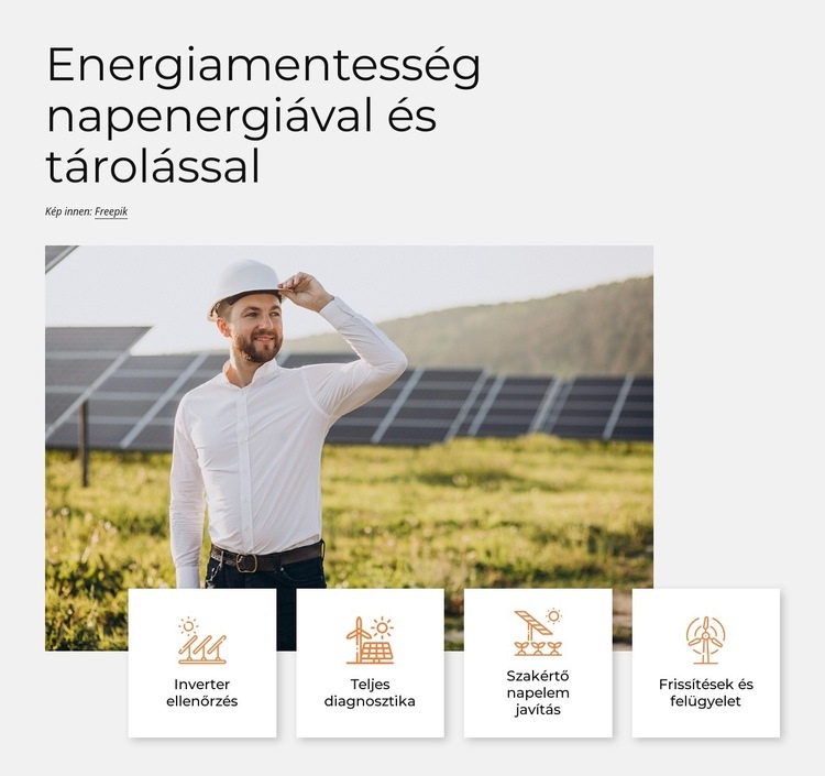 A napenergia a legtisztább energia Sablon