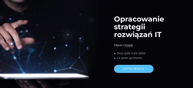 Rozwiązanie do opracowywania strategii Szablony do tworzenia witryn internetowych