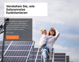 WordPress-Site Für Solartechnologien