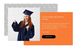 Site HTML Pour 10 Avantages Des Petites Classes