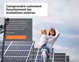 Technologies Solaires - Modèle De Page HTML