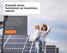 Tecnologias Solares - Modelo De Página HTML