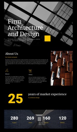 Firemní Architektura A Design - Build HTML Website