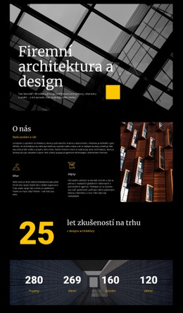 Firemní Architektura A Design – HTML Šablona Webových Stránek