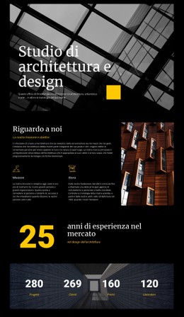 Studio Di Architettura E Design Modello Di Sito