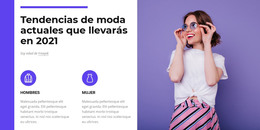 HTML De Arranque Para Tendencias De Moda 2021