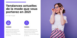 Amorcer Le HTML Pour Tendances De La Mode 2021